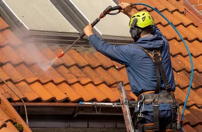 Démoussage et hydrofuge de toiture à Thoux
